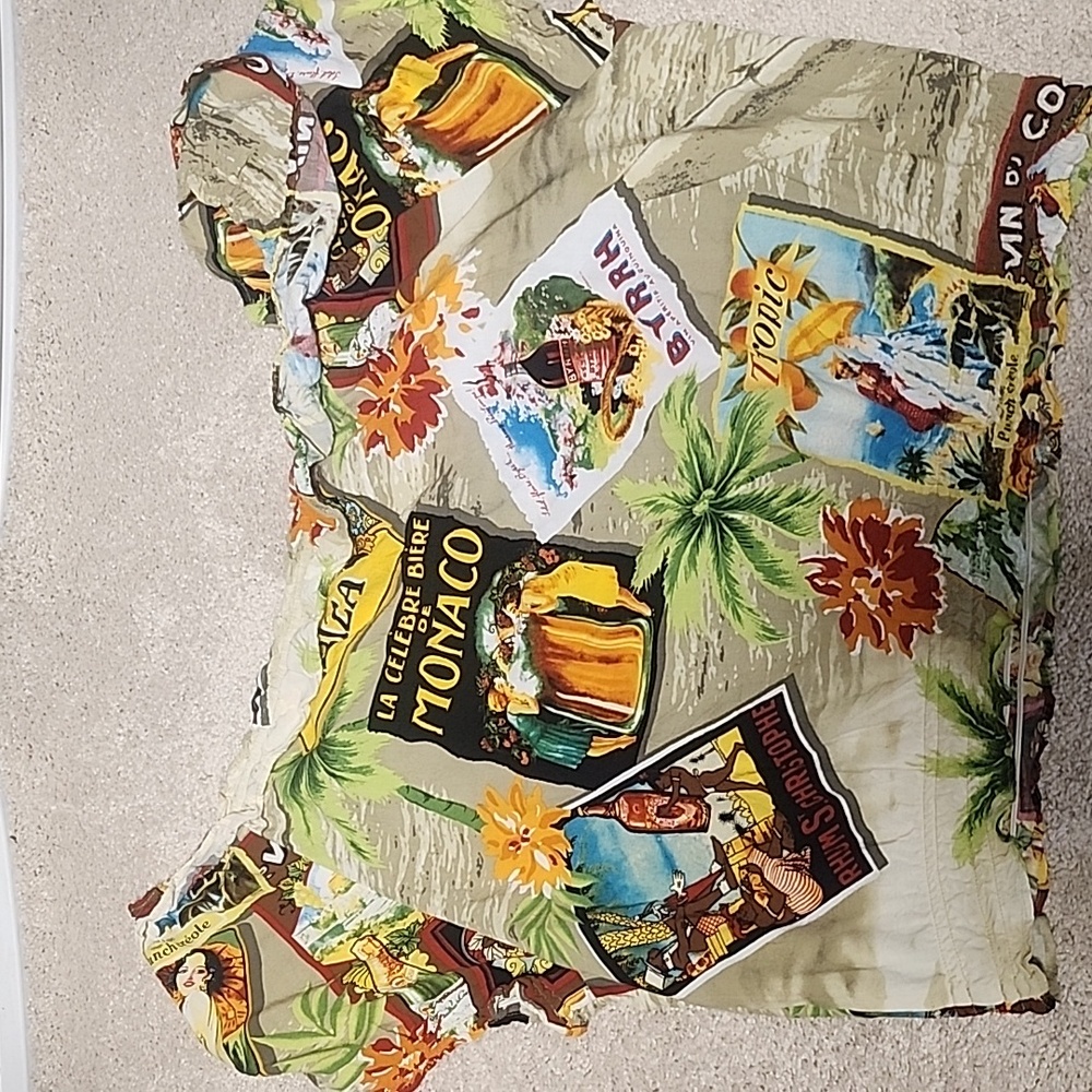 Vintage Jams World MATCHING Topical Top & Pants M/L - Picture 5 of 14